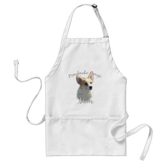 Pembroke Welsh Corgi Mama 2 Schürze (Vorne)