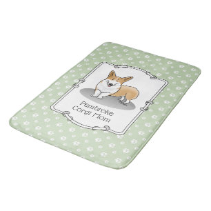 Pembroke Welsh Corgi Mama (rot 1) Hunde Mama Niedl Badematte
