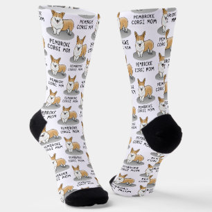 Pembroke Welsh Corgi Mama (rot 1) Hunde Mama Niedl Socken
