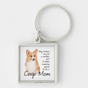 Pembroke Welsh Corgi Mama Schlüsselanhänger
