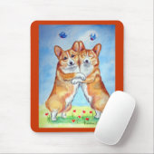 Pembroke Welsh Corgi Mousepad (Mit Mouse)