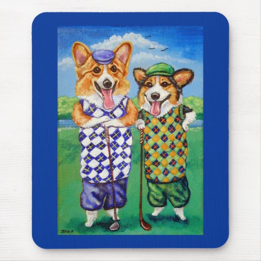 Pembroke Welsh Corgi Mousepad (Vorne)