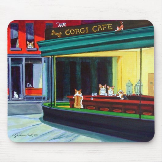 Pembroke Welsh Corgi Mousepad (Vorne)