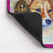 Pembroke Welsh Corgi Mousepad (Ecke)