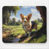 Pembroke Welsh Corgi Mousepad (Vorne)