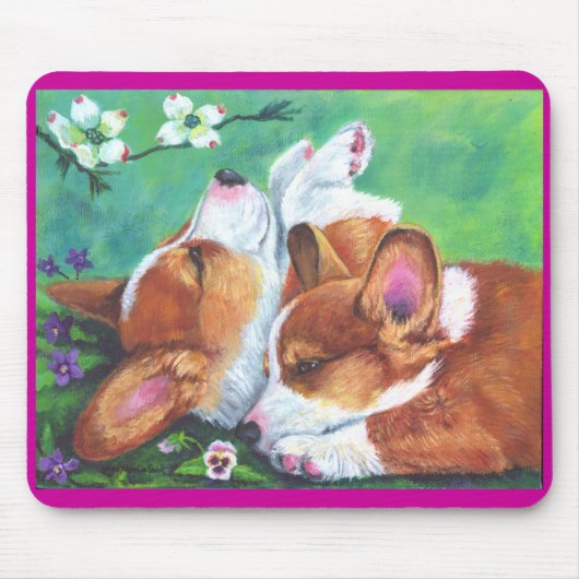 Pembroke Welsh Corgi Mousepad (Vorne)