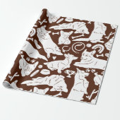 Pembroke Welsh Corgi nahtloses Muster Geschenkpapier (Ungerollt)