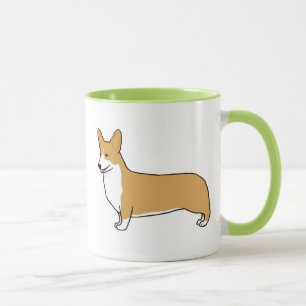 Pembroke Welsh Corgi Niedlicher Hund Tasse