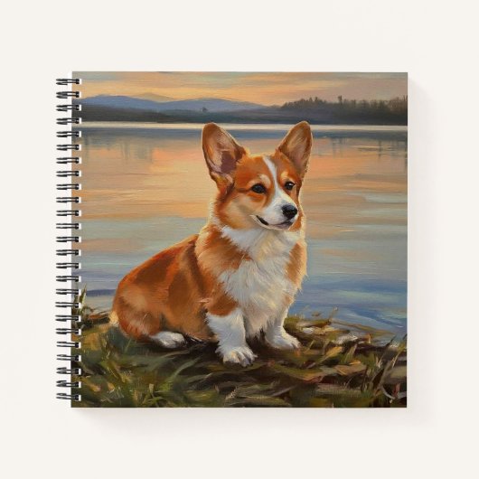 Pembroke Welsh Corgi Notizblock (Vorderseite)