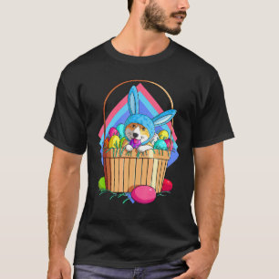 Pembroke Welsh Corgi Ostereier Hase Hund T-Shirt