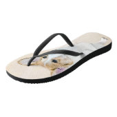 Pembroke Welsh Corgi Painting - Original Dog Art Badesandalen (Schrägansicht)