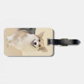 Pembroke Welsh Corgi Painting - Original Dog Art Gepäckanhänger (Rückseite horizontal)