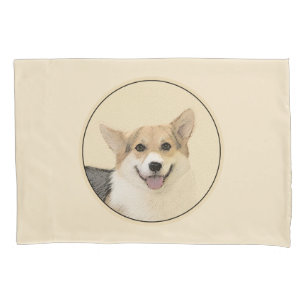 Pembroke Welsh Corgi Painting - Original Dog Art Kissenbezug