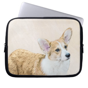 Pembroke Welsh Corgi Painting - Original Dog Art Laptopschutzhülle