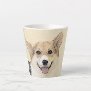 Pembroke Welsh Corgi Painting - Original Dog Art Milchtasse