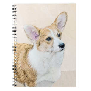 Pembroke Welsh Corgi Painting - Original Dog Art Notizblock