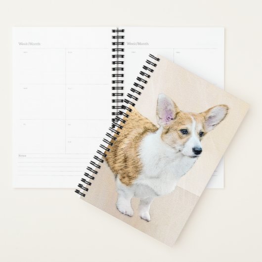 Pembroke Welsh Corgi Painting - Original Dog Art Planer (Anzeige)