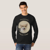Pembroke Welsh Corgi Painting - Original Dog Art T-Shirt (Vorne ganz)