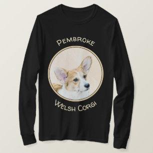Pembroke Welsh Corgi Painting - Original Dog Art T-Shirt
