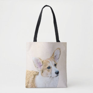 Pembroke Welsh Corgi Painting - Original Dog Art Tasche