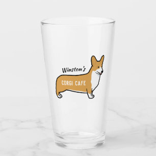 Pembroke Welsh Corgi Personalisiert Dog Lover Glas