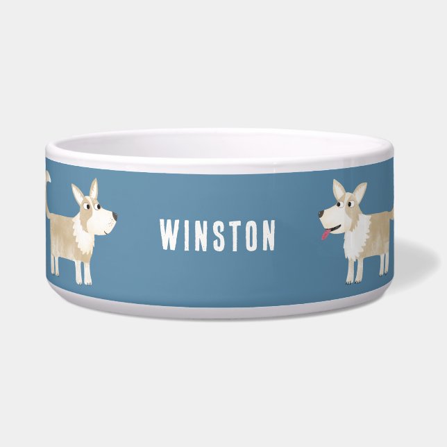 Pembroke Welsh Corgi Personalisiert Napf (Vorderseite)