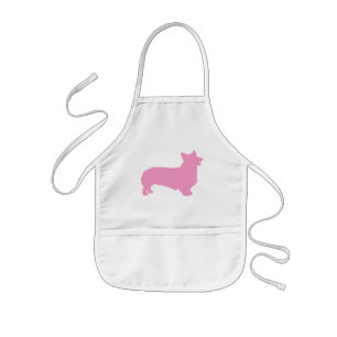 Pembroke Welsh Corgi (pink) Kinderschürze
