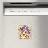 Pembroke Welsh Corgi Pirate Magnet (In Situ (Geschirrspüler))