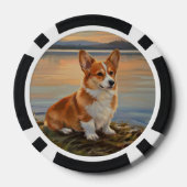 Pembroke Welsh Corgi Pokerchips (Rückseite)