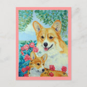 Pembroke Welsh Corgi Postcards Postkarte (Vorderseite)
