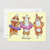 Pembroke Welsh Corgi Postcards Postkarte (Vorne/Hinten)