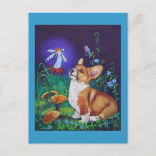 Pembroke Welsh Corgi Postcards Postkarte