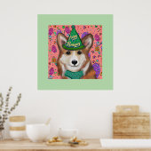 PEMBROKE WELSH CORGI POSTER (Küche)