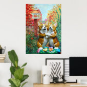 Pembroke Welsh Corgi Poster Print (Heimbüro)