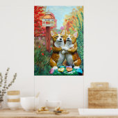 Pembroke Welsh Corgi Poster Print (Küche)