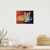 Pembroke Welsh Corgi Poster Print (Küche)