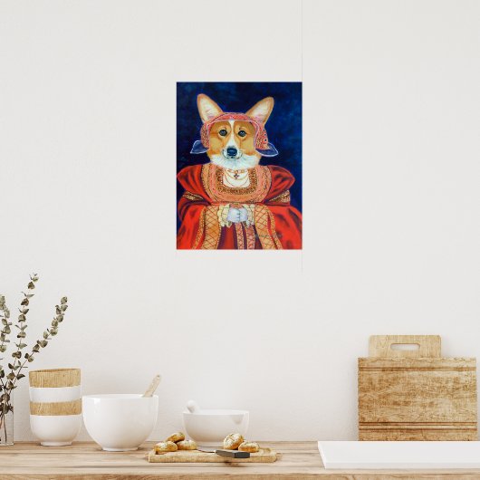 Pembroke Welsh Corgi Poster Print (Küche)