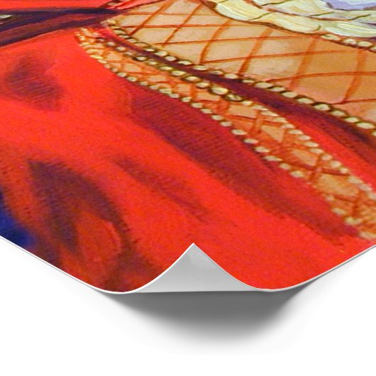 Pembroke Welsh Corgi Poster Print (Ecke)