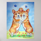 Pembroke Welsh Corgi Poster Print (Vorne)