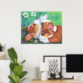 Pembroke Welsh Corgi Poster PRINT (Heimbüro)