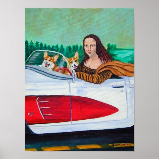 Pembroke Welsh Corgi Poster Print (Vorne)