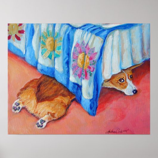Pembroke Welsh Corgi Poster PRINT (Vorne)