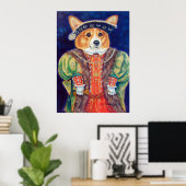 Pembroke Welsh Corgi Poster Print (Heimbüro)