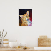 Pembroke Welsh Corgi Print Poster (Küche)