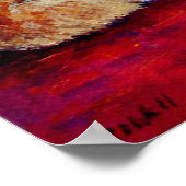 Pembroke Welsh Corgi Print Poster (Ecke)