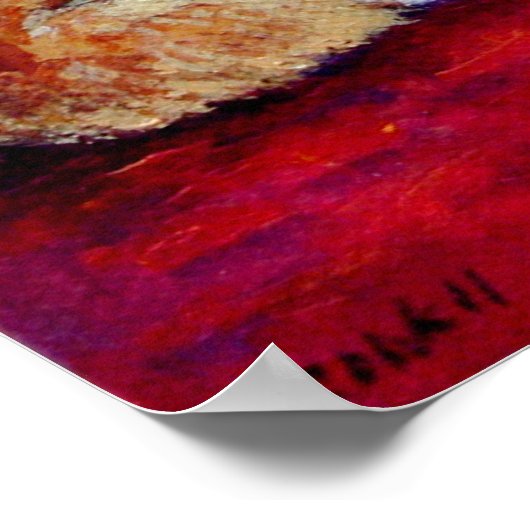 Pembroke Welsh Corgi Print Poster (Ecke)