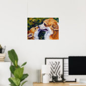 Pembroke Welsh Corgi Print Poster (Heimbüro)