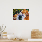 Pembroke Welsh Corgi Print Poster (Küche)