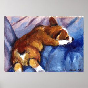 Pembroke Welsh Corgi Print Poster