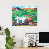 Pembroke Welsh Corgi Print Poster (Heimbüro)